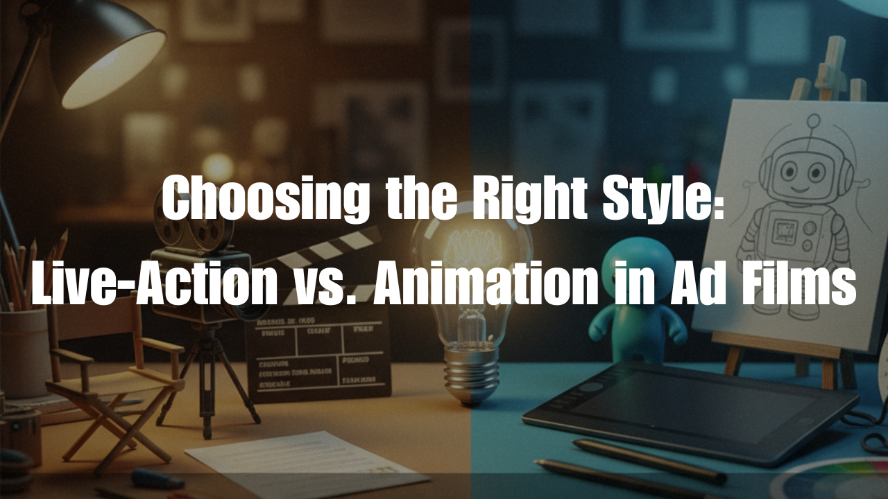 Choosing the Right Style: Live-Action vs. Animation in Ad Films